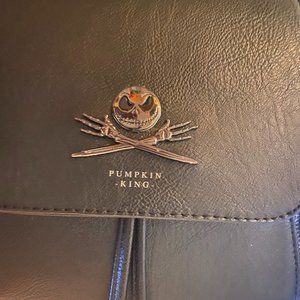 Nightmare Before Christmas Black Leather Back Pack